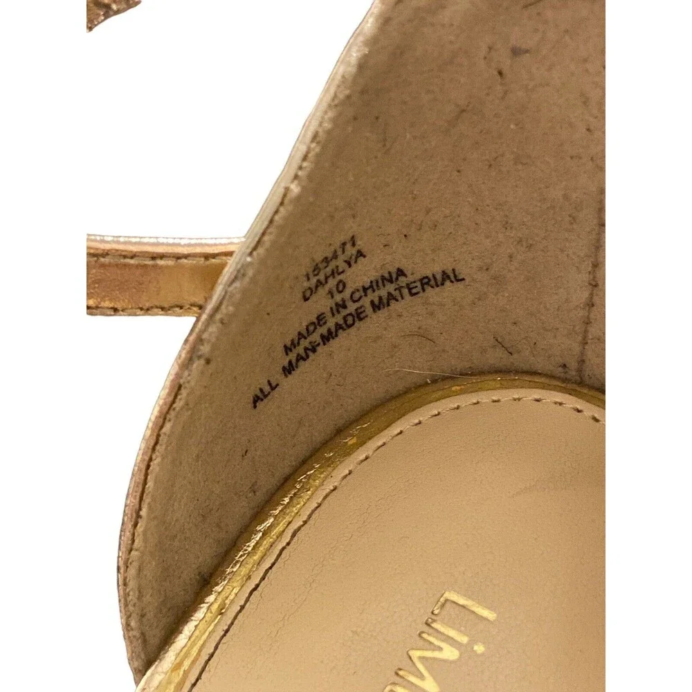 Limelight Dahlya Rose Gold High Heels‎ Shoes Womens Part, Prom Shoes Size 10